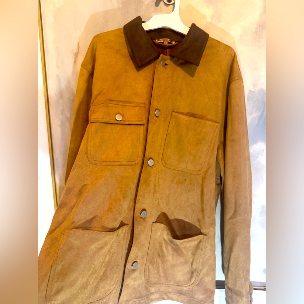 Faux Suede Barn Jacket - Small - Picture 8 of 8